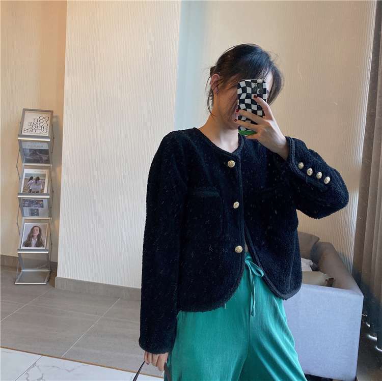 30代ファッション  もこもこフリースジャケット