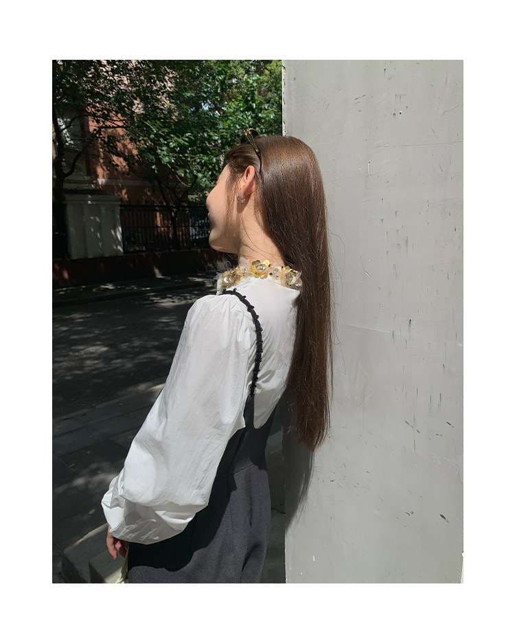 30代ファッション ゆったりワイドサロペット