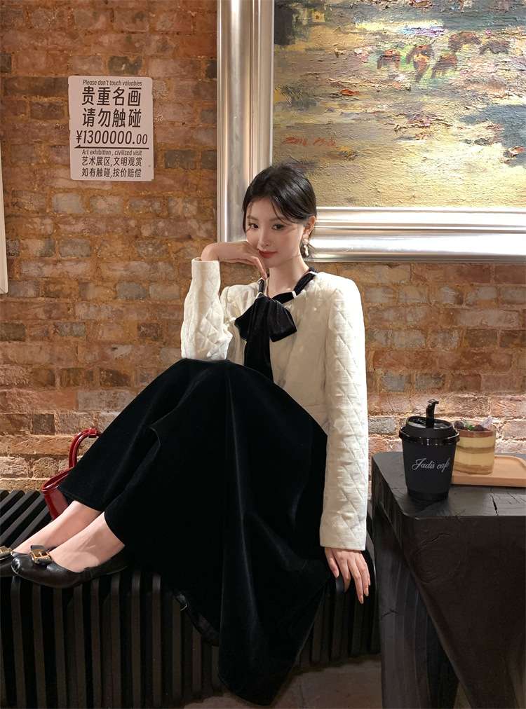 30代ファッション ロングフレアスカート