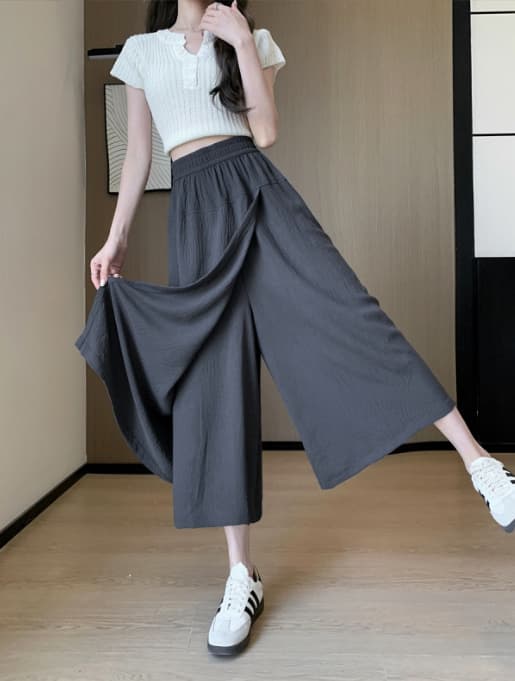 30代ファッション 二〇二五年新作ゆったりガウチョパンツ