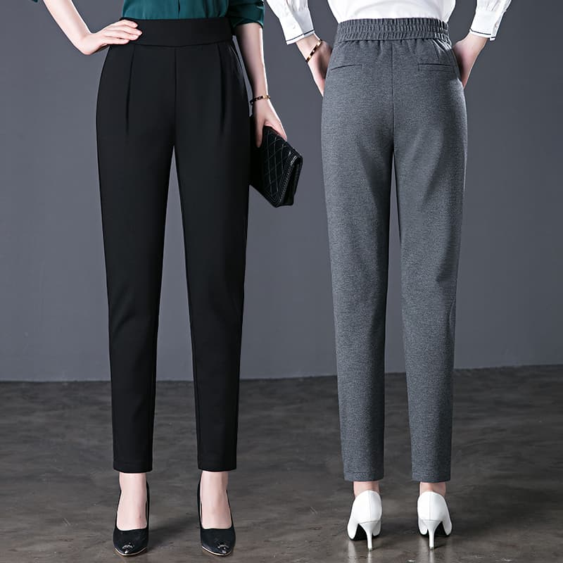 30代ファッション すっきり上品シルエット美脚パンツ