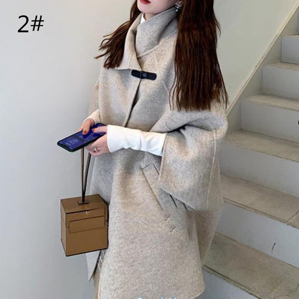 30代ファッション 大人上品ラシャコート ゆったりロング丈チェスターコート