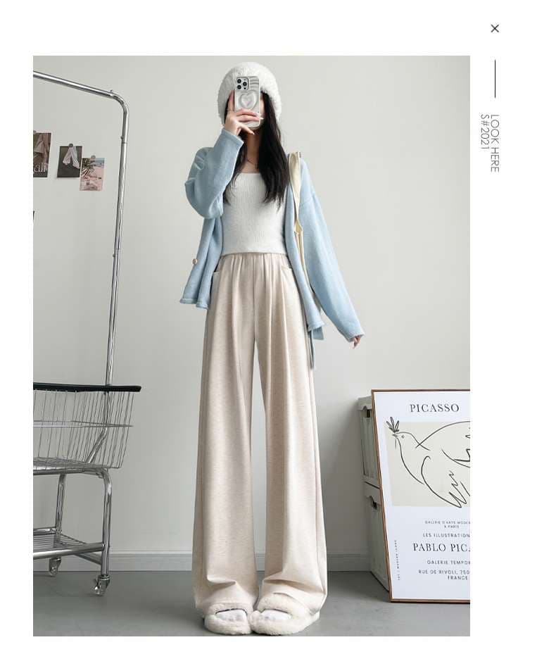 30代ファッション  リラックスワイドパンツ